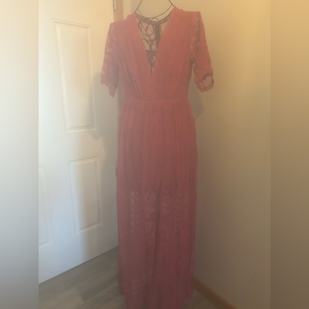 Buckle Gimmicks lace dress.